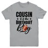 Cousin Of The Birthday Boy Football 1st Birthday Party Youth Shirt | teecentury