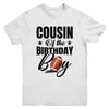 Cousin Of The Birthday Boy Football 1st Birthday Party Youth Shirt | teecentury