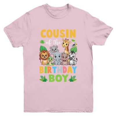 Cousin Of The Birthday Boy Kids Safari Jungle Animal Youth Shirt | teecentury
