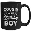 Cousin Of The Birthday Boy Matching Family Party Birthday Mug | teecentury