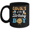 Cousin Of The Birthday Boy Milk And Cookies 1st Birthday Mug | teecentury