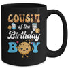 Cousin Of The Birthday Boy Milk And Cookies 1st Birthday Mug | teecentury