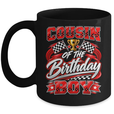 Cousin Of The Birthday Boy Race Car Family Pit Crew Mug | teecentury