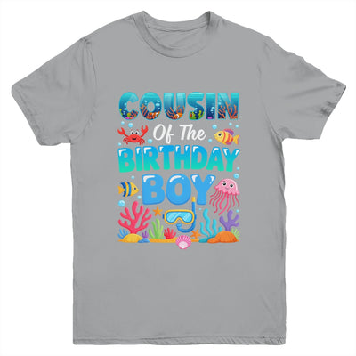 Cousin Of The Birthday Boy Sea Animals Ocean Aquarium Youth Shirt | teecentury