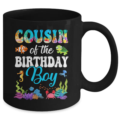 Cousin Of The Birthday Boy Sea Fish Ocean Aquarium Party Mug | teecentury