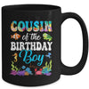 Cousin Of The Birthday Boy Sea Fish Ocean Aquarium Party Mug | teecentury