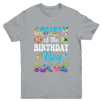 Cousin Of The Birthday Boy Sea Fish Ocean Aquarium Party Youth Shirt | teecentury