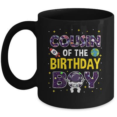 Cousin Of The Birthday Boy Space Astronaut Birthday Family Mug | teecentury