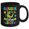 Cousin Of The Birthday Boy T-Rex Dinosaur Birthday Party Mug | teecentury