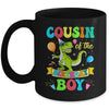 Cousin Of The Birthday Boy T-Rex Dinosaur Birthday Party Mug | teecentury