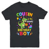 Cousin Of The Birthday Boy T-Rex Funny Dinosaur Boy Party Youth Shirt | teecentury