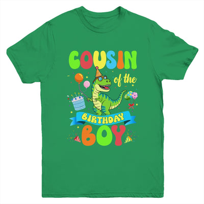 Cousin Of The Birthday Boy TRex Dinosaur Birthday Family Youth Shirt | teecentury