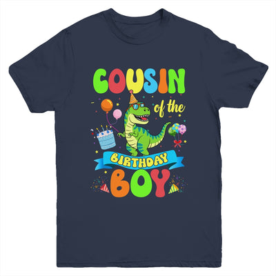 Cousin Of The Birthday Boy TRex Dinosaur Birthday Family Youth Shirt | teecentury