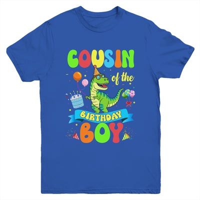 Cousin Of The Birthday Boy TRex Dinosaur Birthday Family Youth Shirt | teecentury