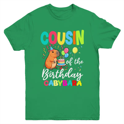 Cousin Of The Birthday Capybara Girl Bday Party Family Youth Shirt | teecentury
