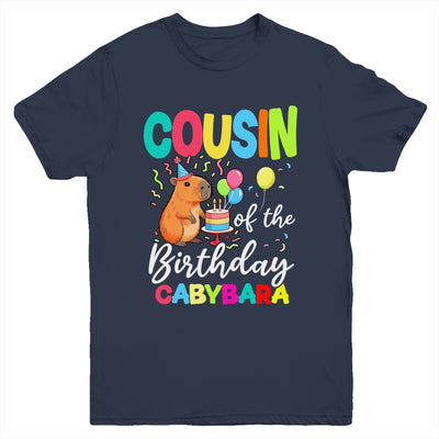 Cousin Of The Birthday Capybara Girl Bday Party Family Youth Shirt | teecentury