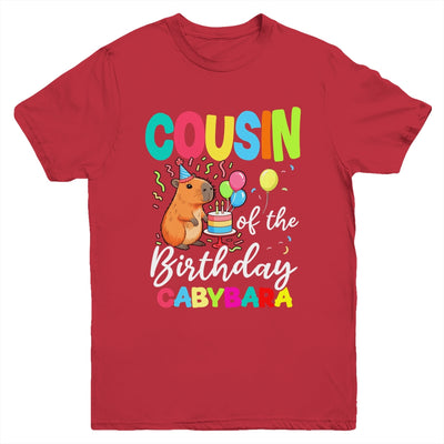 Cousin Of The Birthday Capybara Girl Bday Party Family Youth Shirt | teecentury