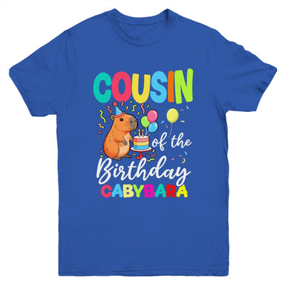 Cousin Of The Birthday Capybara Girl Bday Party Family Youth Shirt | teecentury