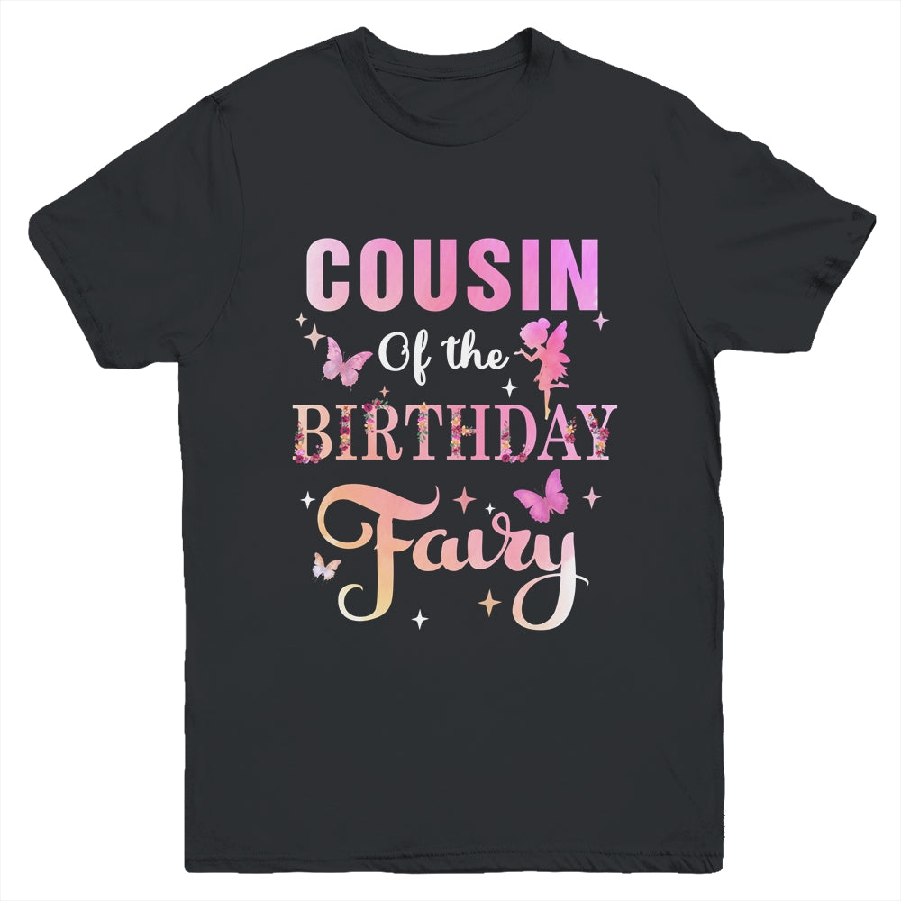 Cousin Of The Birthday Fairy Princess Girl Party Decoration Youth Shirt | teecentury
