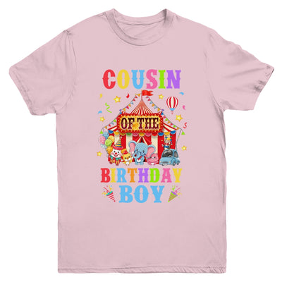 Cousin Of The Birthday For Boy Circus Carnival Theme Party Youth Shirt | teecentury