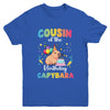Cousin Of The Birthday Girl Capybara Bday Party Family Youth Shirt | teecentury