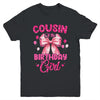 Cousin Of The Birthday Girl Coquette Bow Matching Family Youth Shirt | teecentury