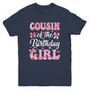 Cousin Of The Birthday Girl Family Pink Coquette Bow Youth Shirt | teecentury
