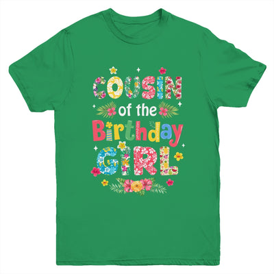 Cousin Of The Birthday Girl Hawaii Family Party Decor Youth Shirt | teecentury