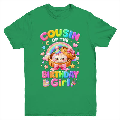 Cousin Of The Birthday Girl Kawaii Dumpling Squishy Family Youth Shirt | teecentury