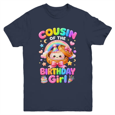 Cousin Of The Birthday Girl Kawaii Dumpling Squishy Family Youth Shirt | teecentury