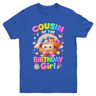 Cousin Of The Birthday Girl Kawaii Dumpling Squishy Family Youth Shirt | teecentury