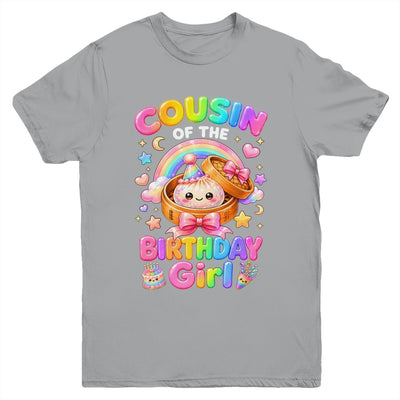 Cousin Of The Birthday Girl Kawaii Dumpling Squishy Family Youth Shirt | teecentury