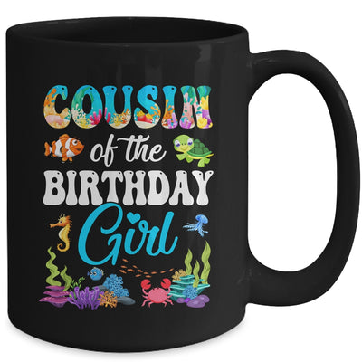 Cousin Of The Birthday Girl Sea Fish Ocean Aquarium Party Mug | teecentury