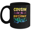 Cousin Of The Birthday Girl Tie Dye 1st Birthday Family Mug | teecentury