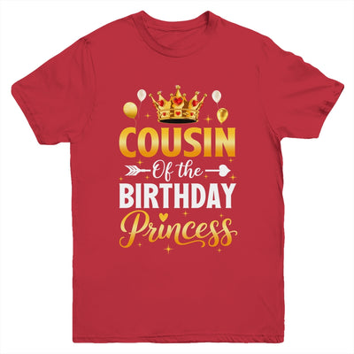 Cousin Of The Birthday Princess Birthday Girl Family Kid Youth Shirt | teecentury