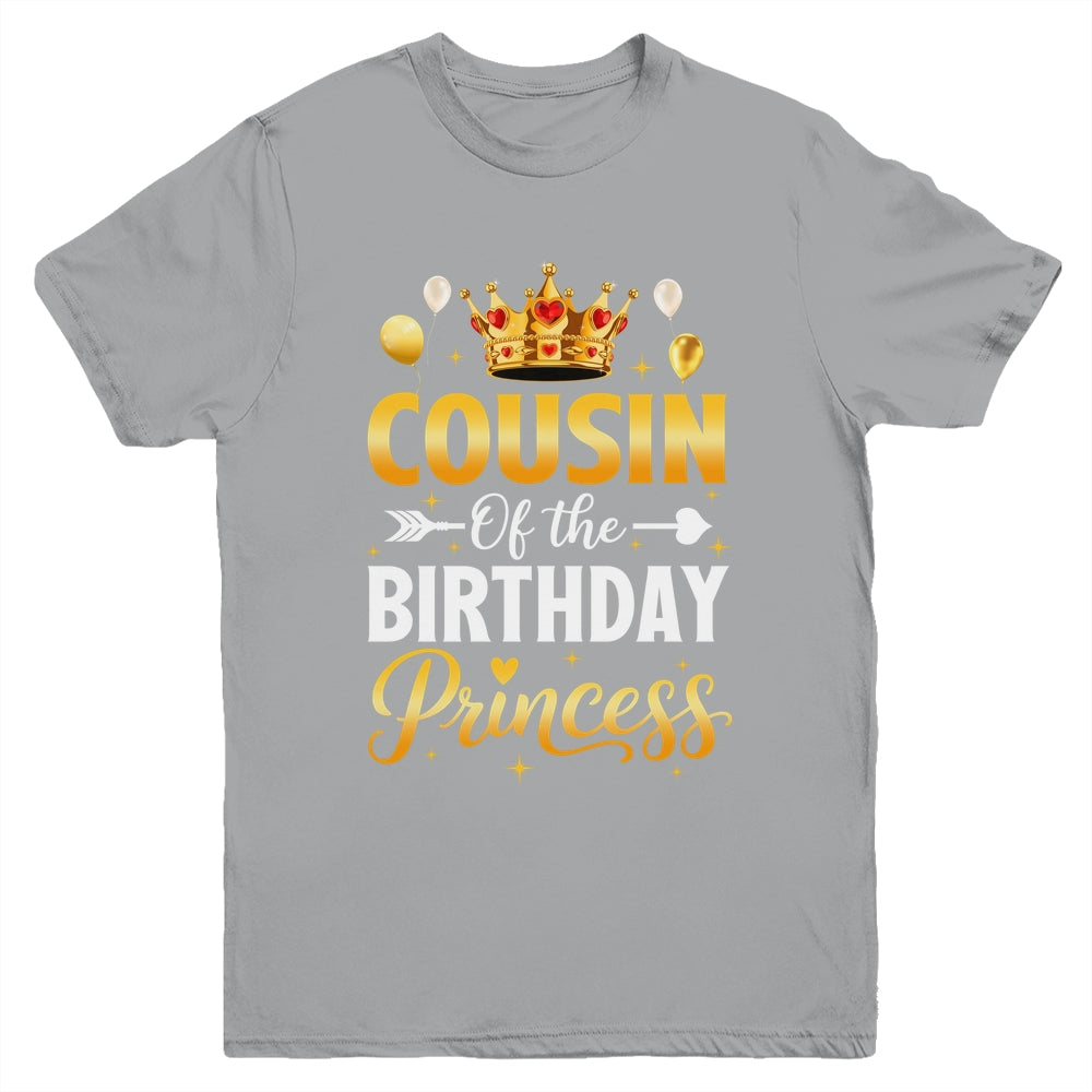 Cousin Of The Birthday Princess Birthday Girl Family Kid Youth Shirt | teecentury