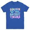 Cousin Of The Birthday Twins Girls Kids Party Retro Bday Youth Shirt | teecentury