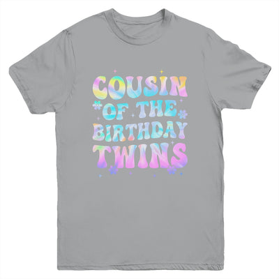 Cousin Of The Birthday Twins Girls Kids Party Retro Bday Youth Shirt | teecentury