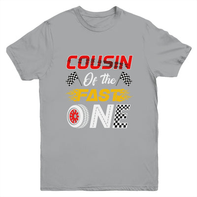 Cousin Of The Fast One 1st Birthday Race Car Family Youth Shirt | teecentury