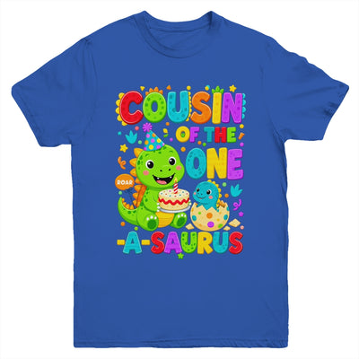 Cousin Of The One-A-Saurus 1St Birthday Boy T-Rex Dinosaur Youth Shirt | teecentury