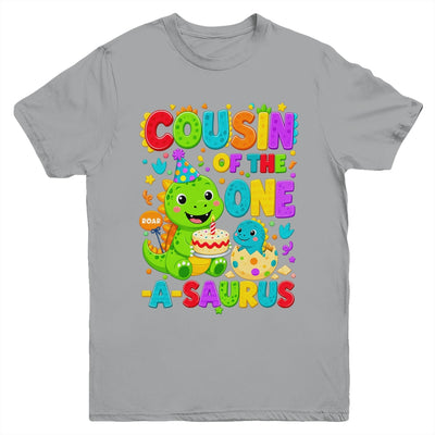 Cousin Of The One-A-Saurus 1St Birthday Boy T-Rex Dinosaur Youth Shirt | teecentury