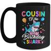 Cousin Of The Shark Birthday Boy Girl Party Family Group Mug | teecentury