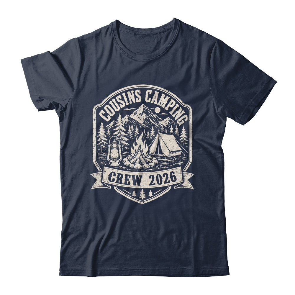 Cousins Camping Crew 2026 Summer Camp Men Women Boys Girls Shirt & Tank Top | teecentury