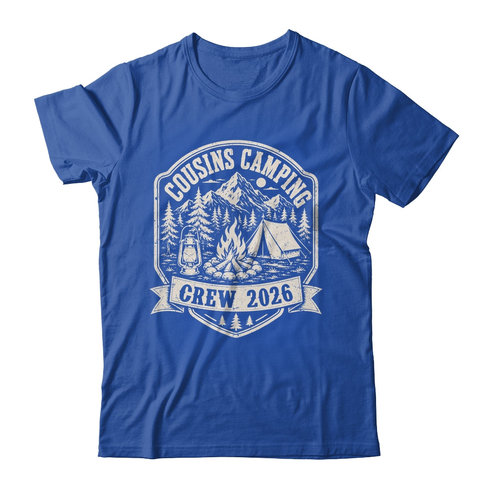 Cousins Camping Crew 2026 Summer Camp Men Women Boys Girls Shirt & Tank Top | teecentury