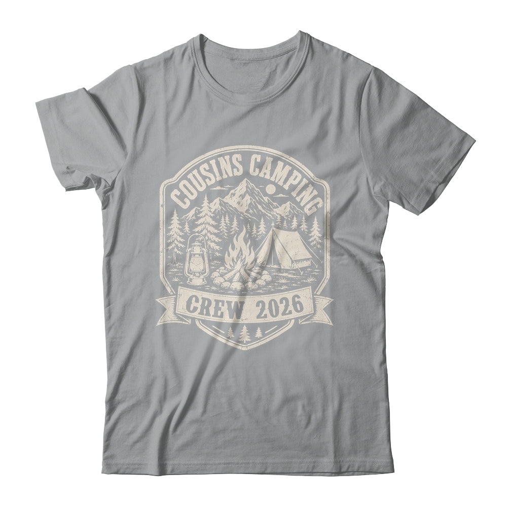 Cousins Camping Crew 2026 Summer Camp Men Women Boys Girls Shirt & Tank Top | teecentury