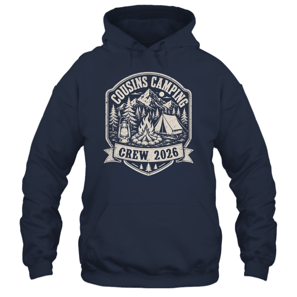 Cousins Camping Crew 2026 Summer Camp Men Women Boys Girls Shirt & Tank Top | teecentury