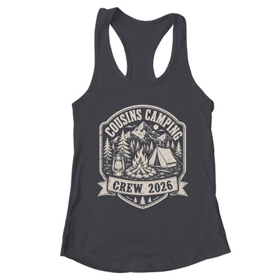 Cousins Camping Crew 2026 Summer Camp Men Women Boys Girls Shirt & Tank Top | teecentury