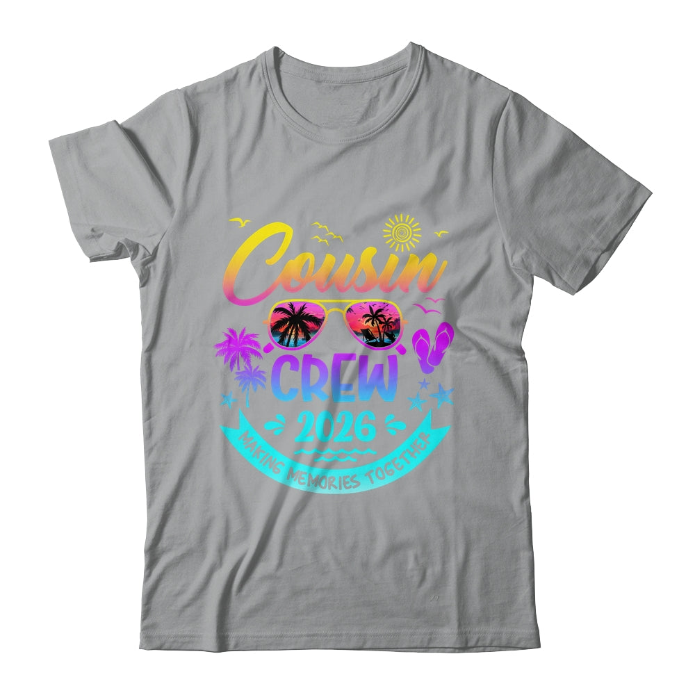 Cousins Crew 2026 Summer Vacation Cousin Matching Family Shirt & Tank Top | teecentury