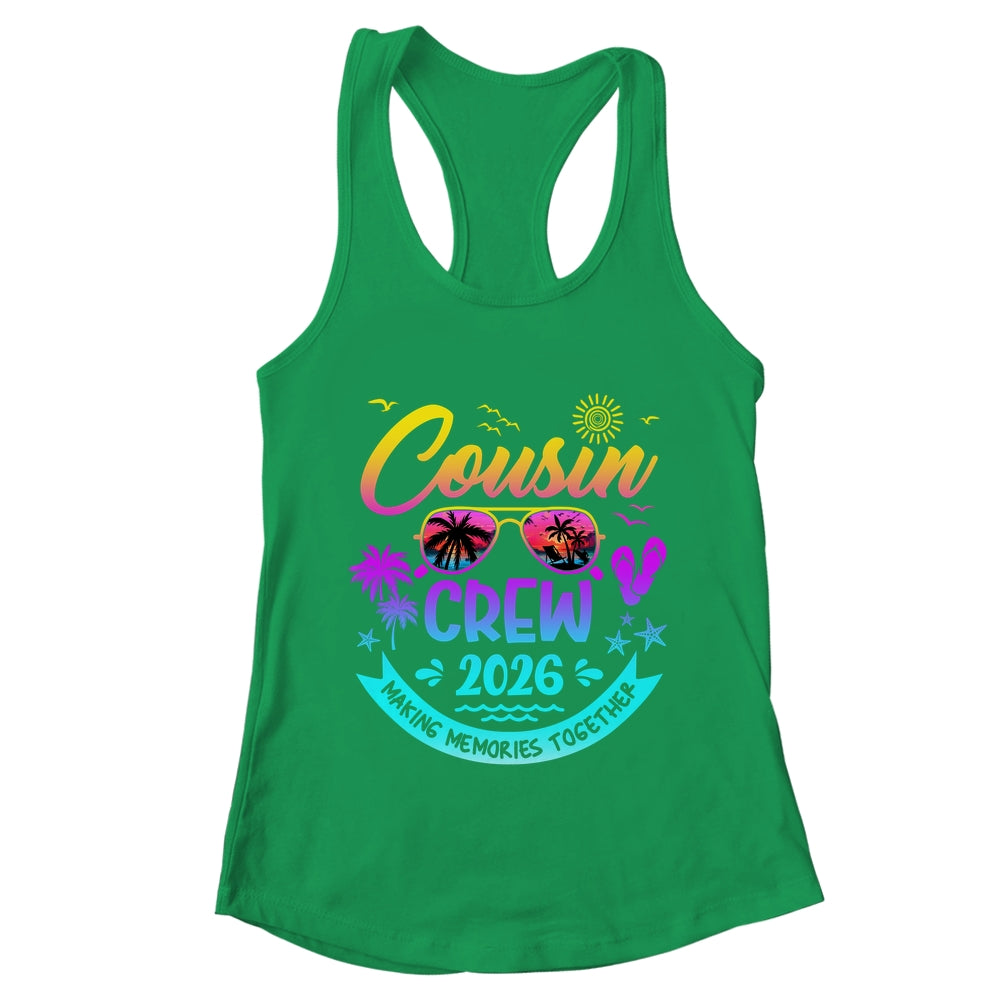Cousins Crew 2026 Summer Vacation Cousin Matching Family Shirt & Tank Top | teecentury