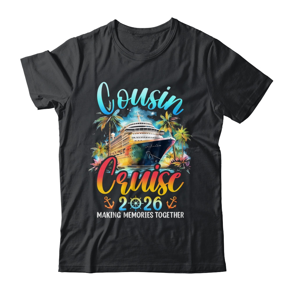 Cousins Cruise 2026 Cruising Cousin Vacation Trip Matching Shirt & Tank Top | teecentury